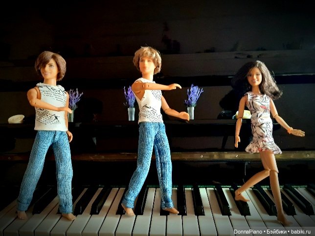 День Фортепиано — Куклы Barbie (Барби): Looks