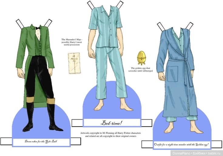 Бумажные куклы Гарри Поттера. Часть 1 (фото 5)