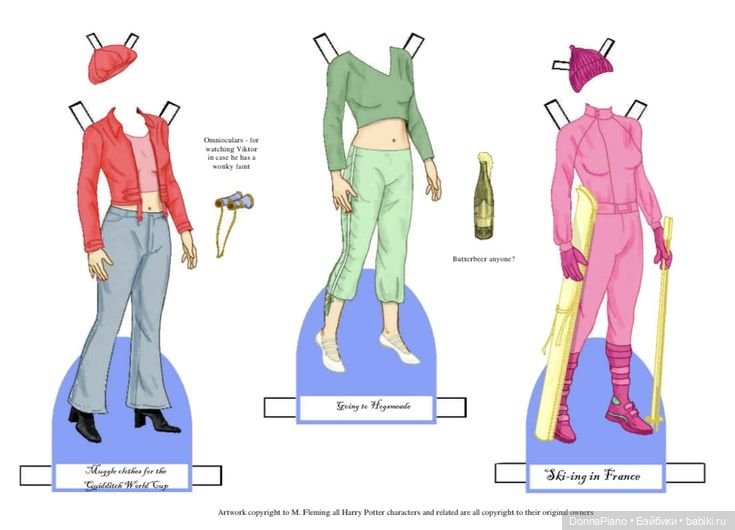 Бумажные куклы Гарри Поттера. Часть 1 (фото 10)