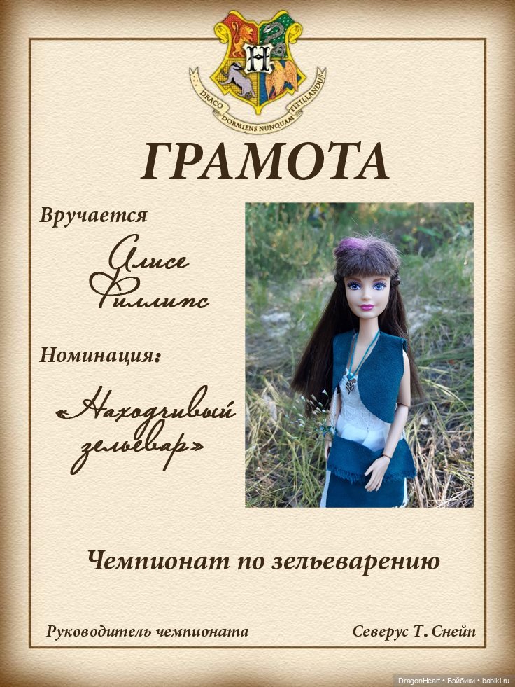Чемпионат (Турнир) по зельеварению. НАГРАЖДЕНИЕ (фото 7)