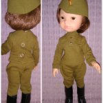 Военная форма для кукол Паола Рейна