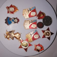Значки СССР для кукол или творчества Значки СССР для кукол или творчества