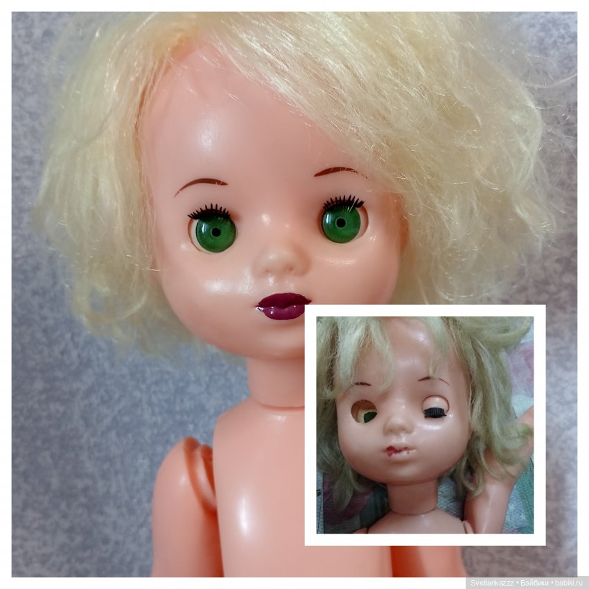 Зеленоглазая красавица — Советские винтажные куклы (СССР): Ленигрушка (фото 2)