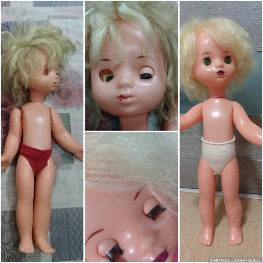 Зеленоглазая красавица — Советские винтажные куклы (СССР): Ленигрушка