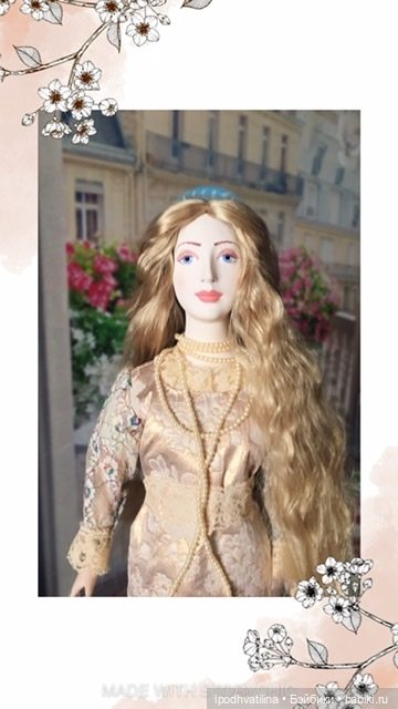 Франсуаза - фарфоровая кукла своими руками, первый опыт