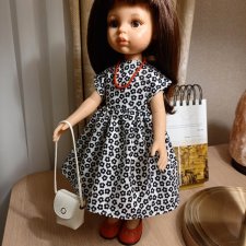 Платьице из плотного хлопка