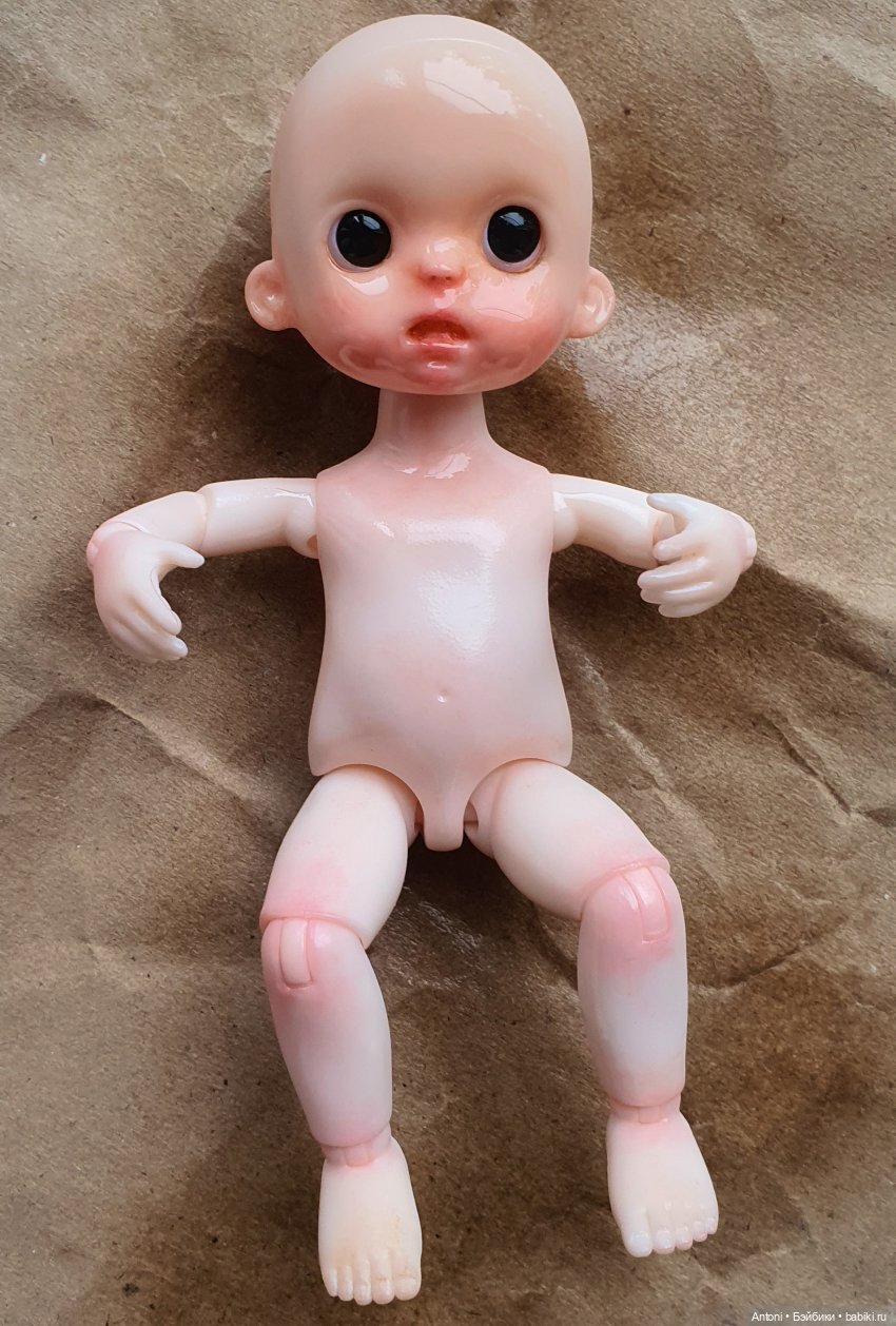 Моя первая "КАРМАННАЯ" кукла (фото 2)