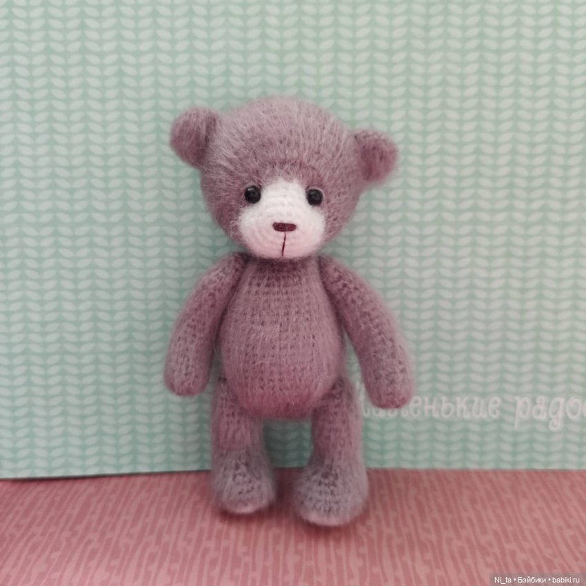 Вязаный мишутка — Вязаные игрушки и амигуруми: крючком