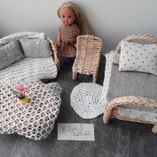Плетеная мебель для домика