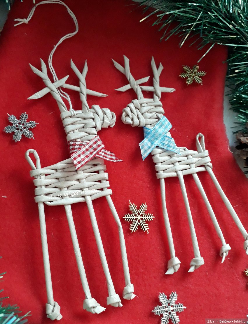 Плетёные игрушки для интерьера (фото 6)