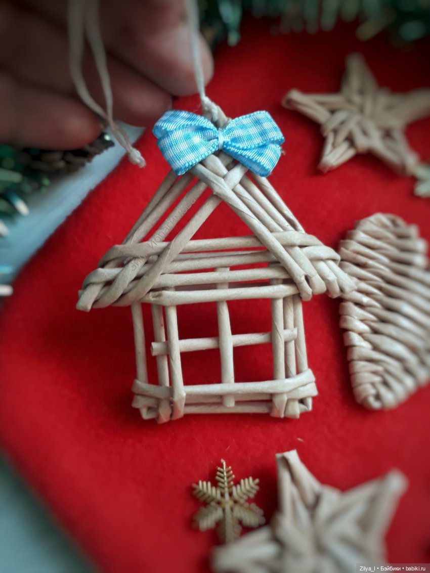 Плетёные игрушки для интерьера