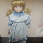 Анжела Уимблдонская коллекционная фарфоровая кукла