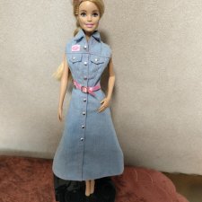 Платье Barbie Fashion Avenue Authentic Jeans 1997
