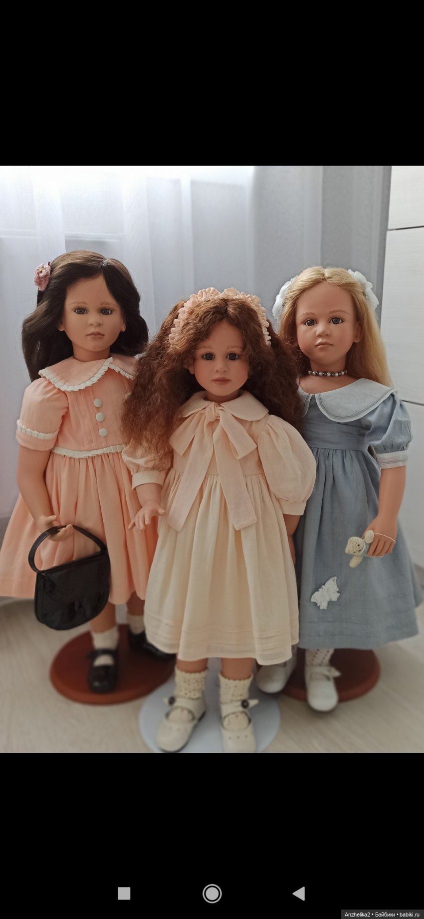 Маленькое чудо, куклы от Ruth Treffeisen