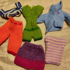 Вязаная одежда для Барби