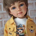 Голубоглазый шатен ООАК на базе  Дианы от Империя Кукол