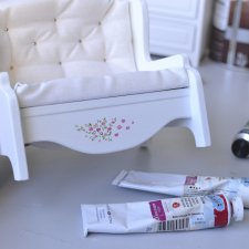 Как делается кукольная мебель? Часть 2