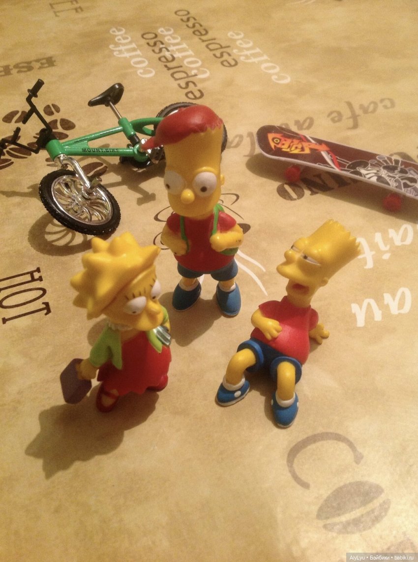 Барт и Лиза Симпсоны — Коллекционные фигурки (разное): животные
