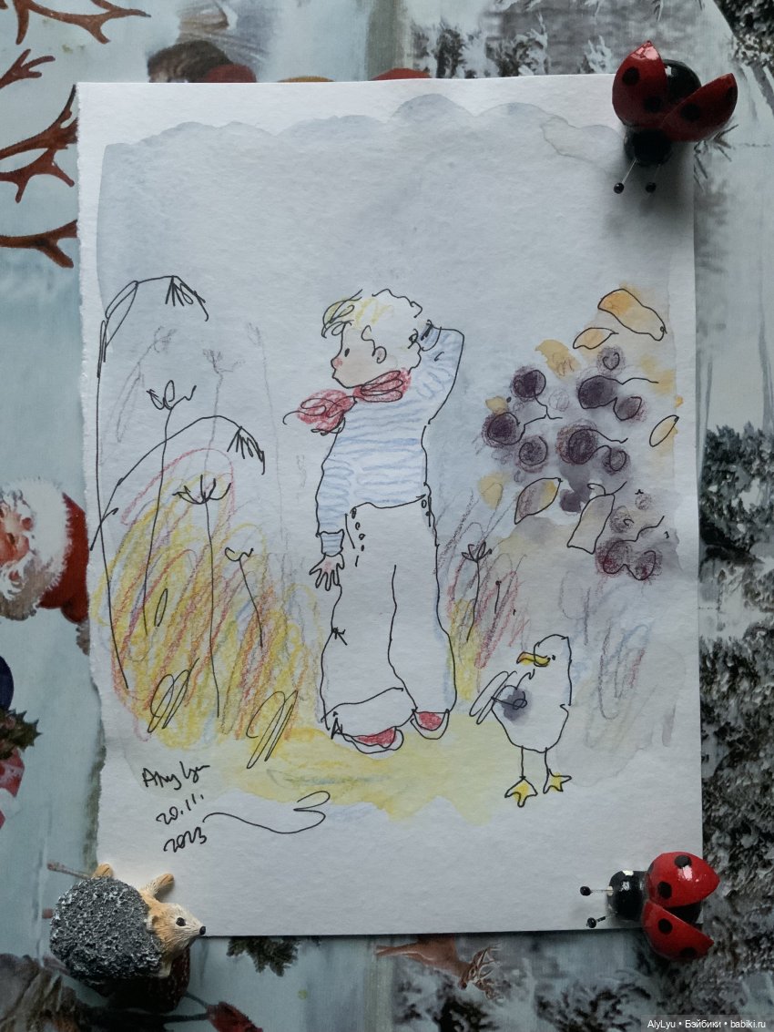 В конце ноября — Рисование и арт: скетчи (фото 6)