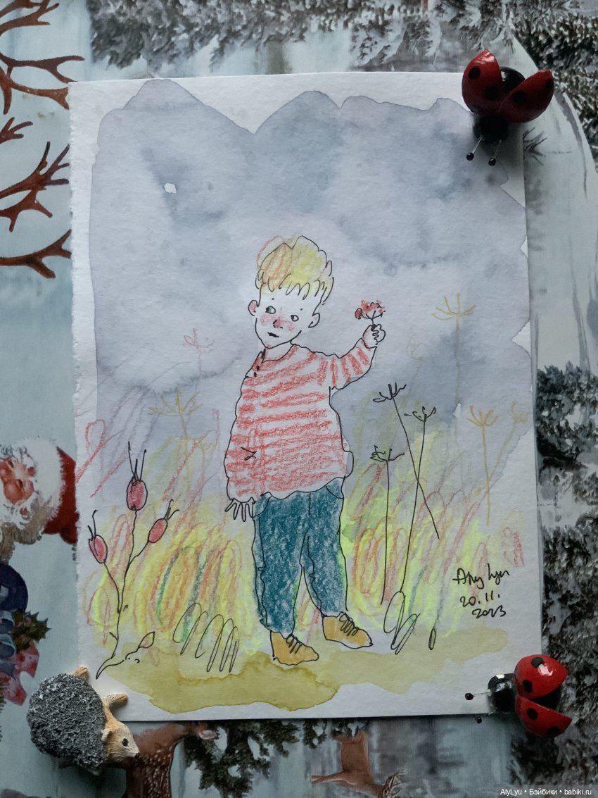 В конце ноября — Рисование и арт: скетчи (фото 7)