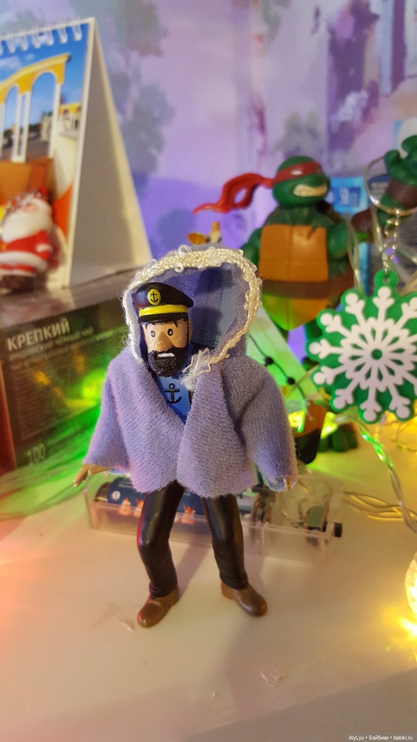 Вечерняя прогулка в снегу