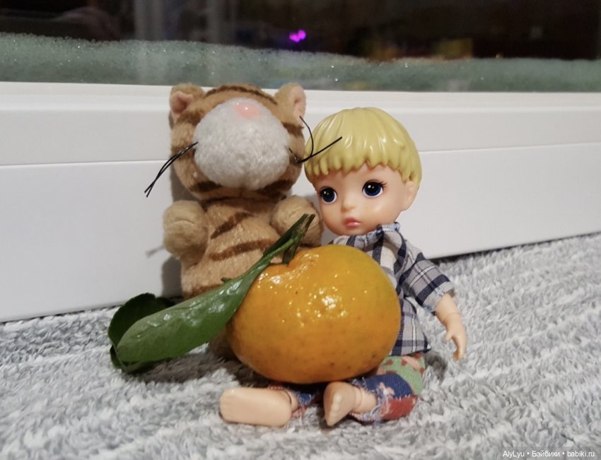 Вечерняя прогулка в снегу