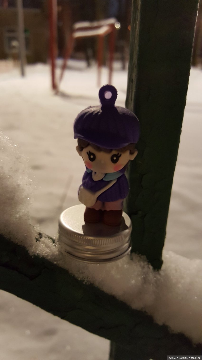 Вечерняя прогулка в снегу (фото 10)