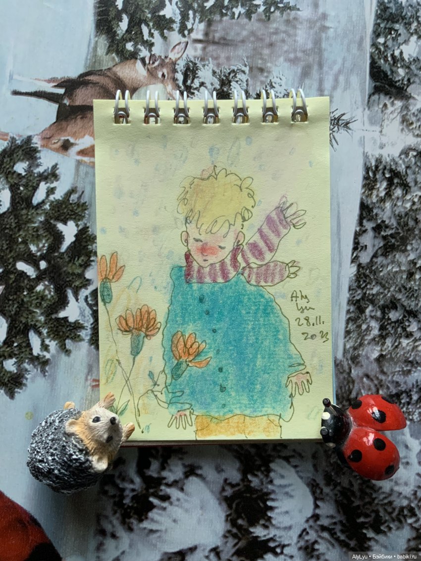 Вот и декабрь — Рисование и арт: скетчи (фото 7)