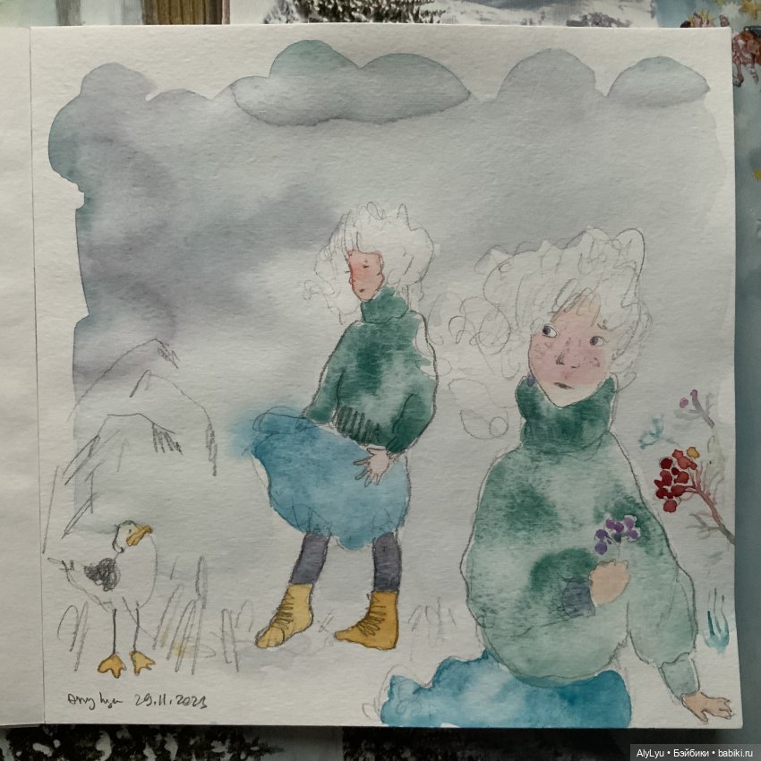 Вот и декабрь — Рисование и арт: скетчи (фото 8)