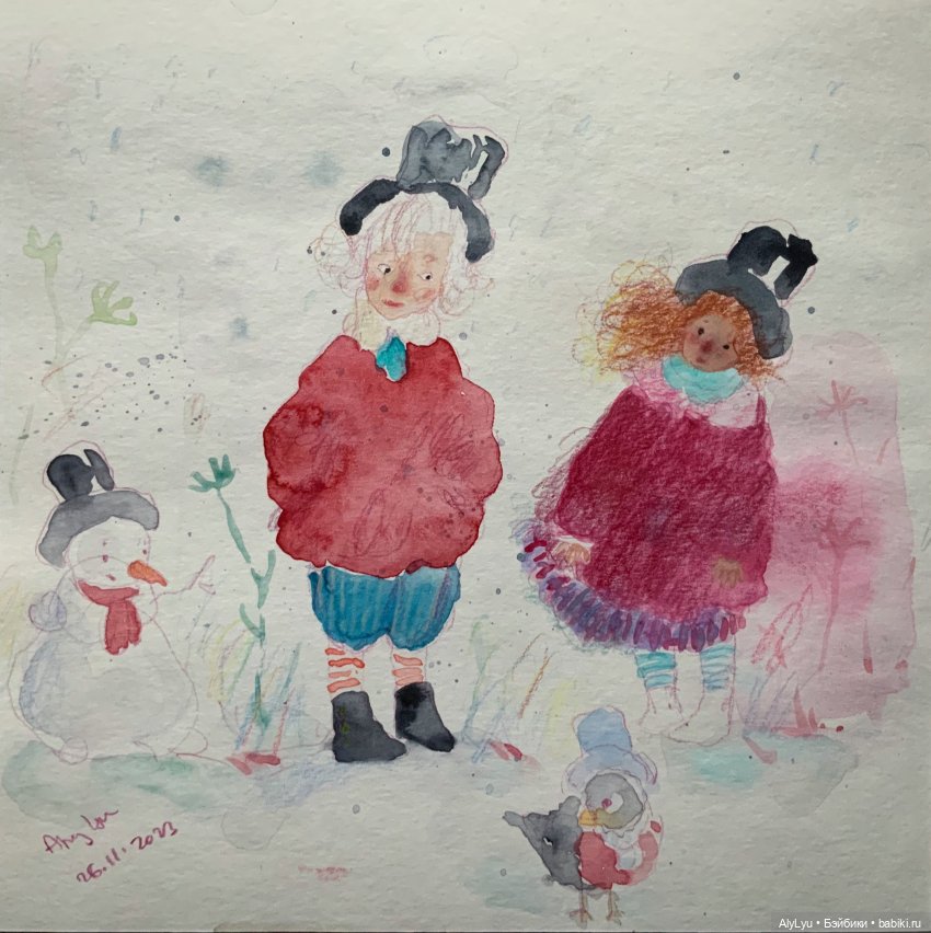 Вот и декабрь — Рисование и арт: скетчи (фото 3)