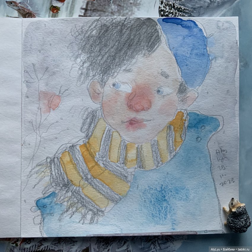 Вот и декабрь — Рисование и арт: скетчи (фото 6)