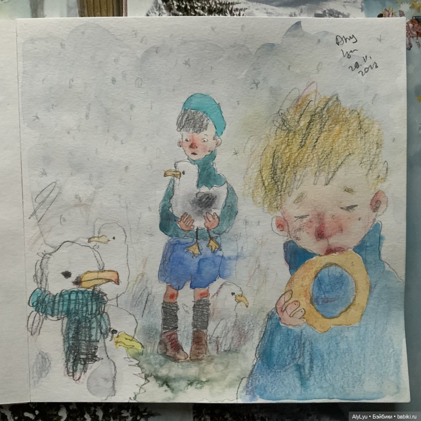 Вот и декабрь — Рисование и арт: скетчи (фото 9)