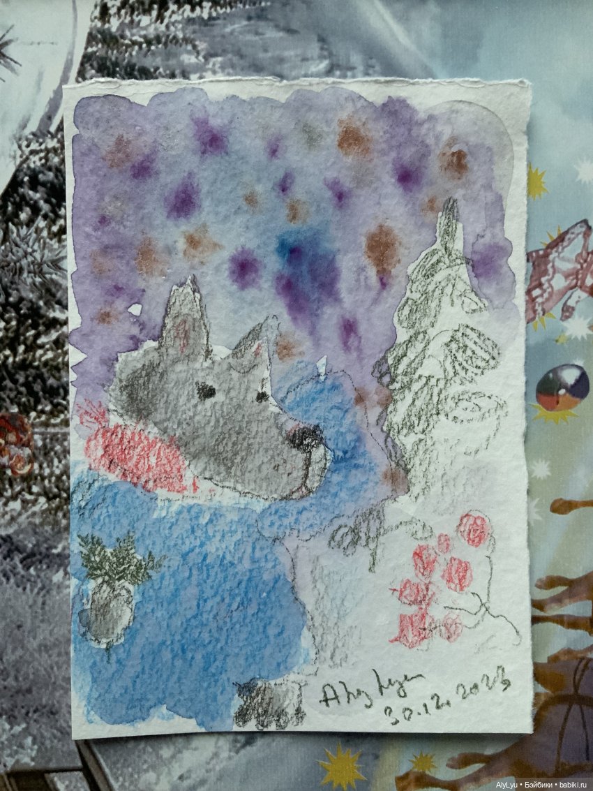 Канун нового года — Рисование и арт: скетчи