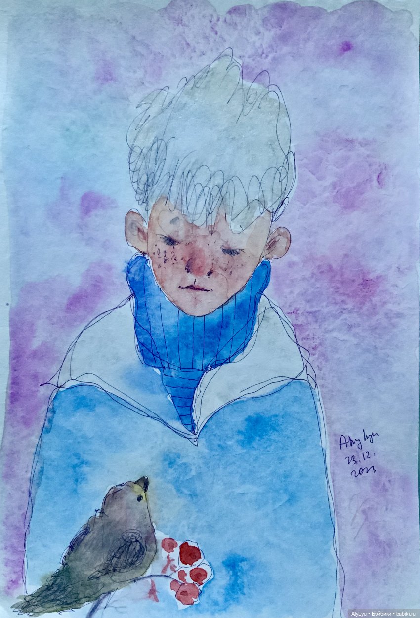 Канун нового года — Рисование и арт: скетчи (фото 2)