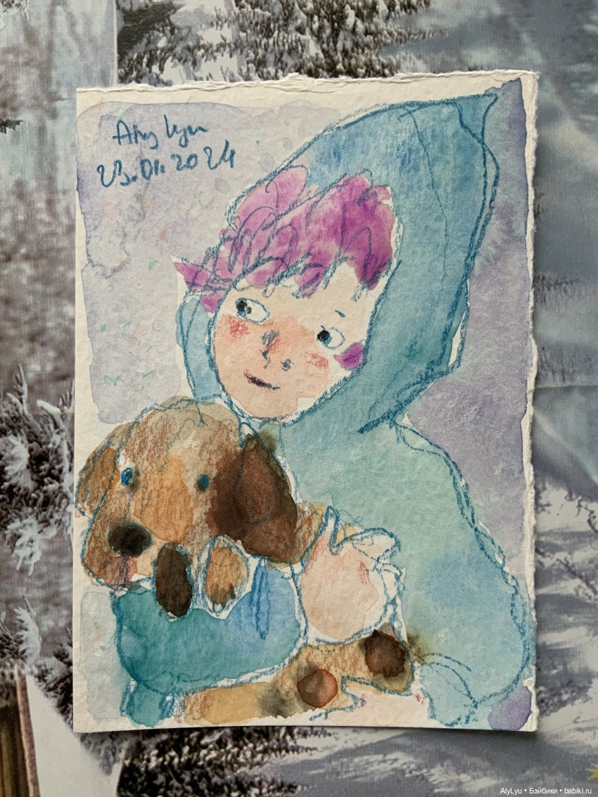 Вьюжные картинки — Рисование и арт: скетчи (фото 9)