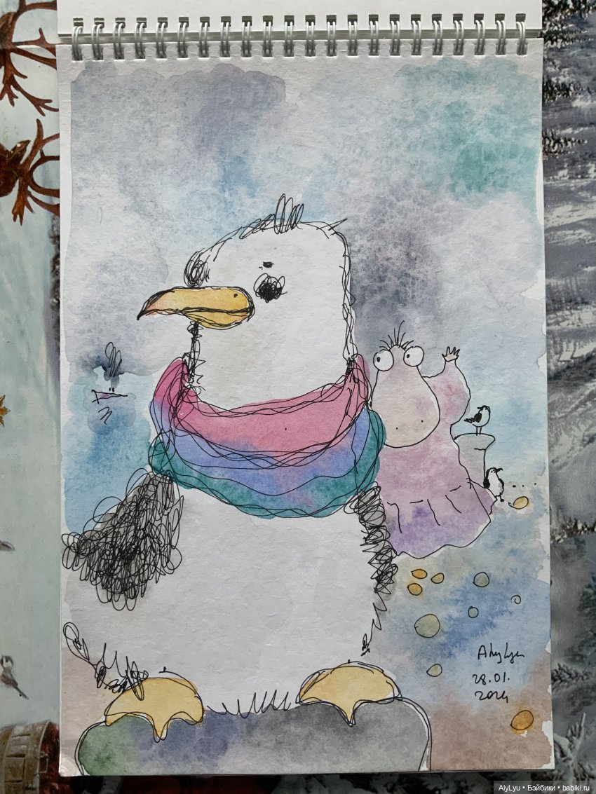 Февральские рисунки — Рисование и арт: скетчи (фото 4)