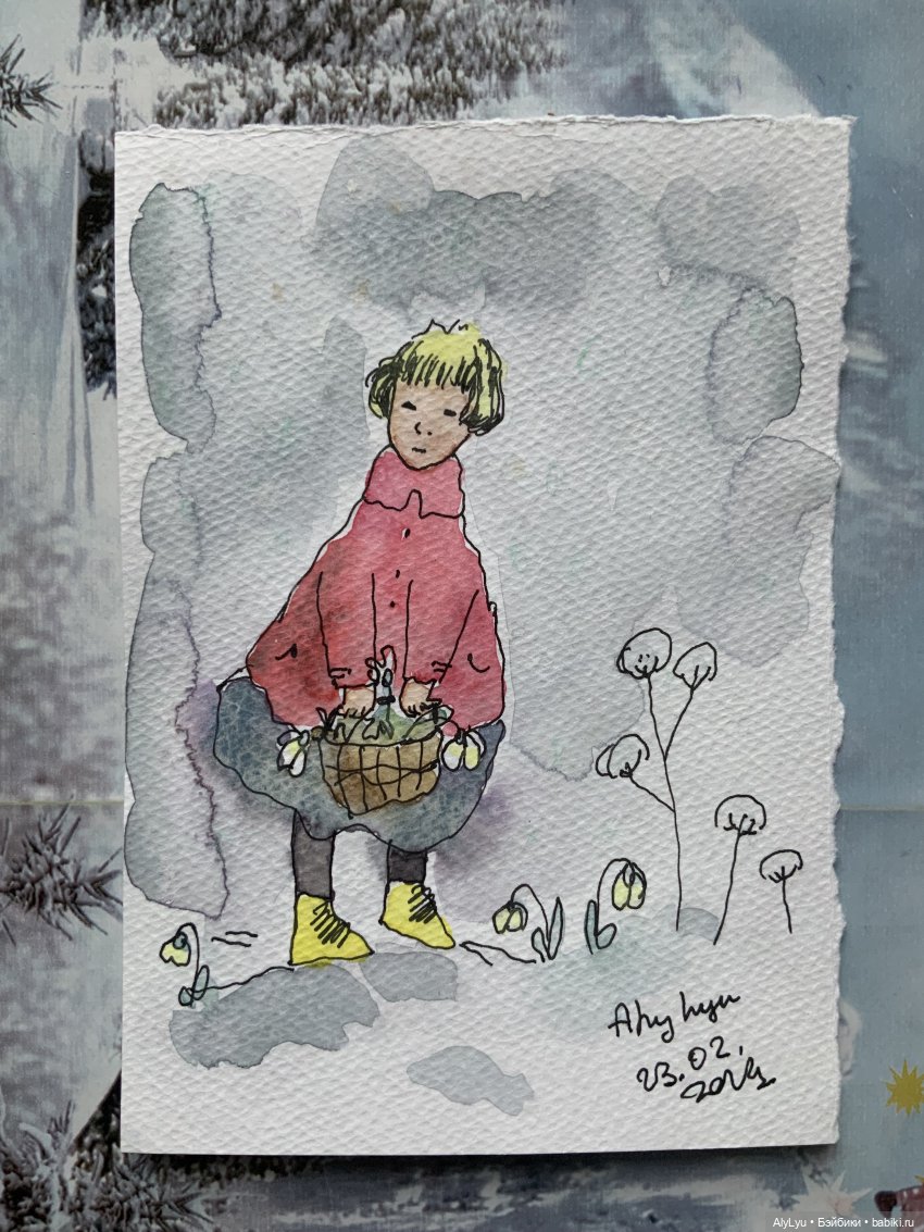 Весенние краски — Рисование и арт: скетчи