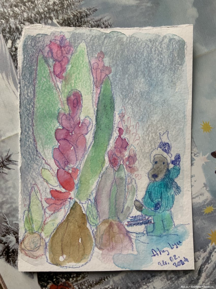 Весенние краски — Рисование и арт: скетчи (фото 9)