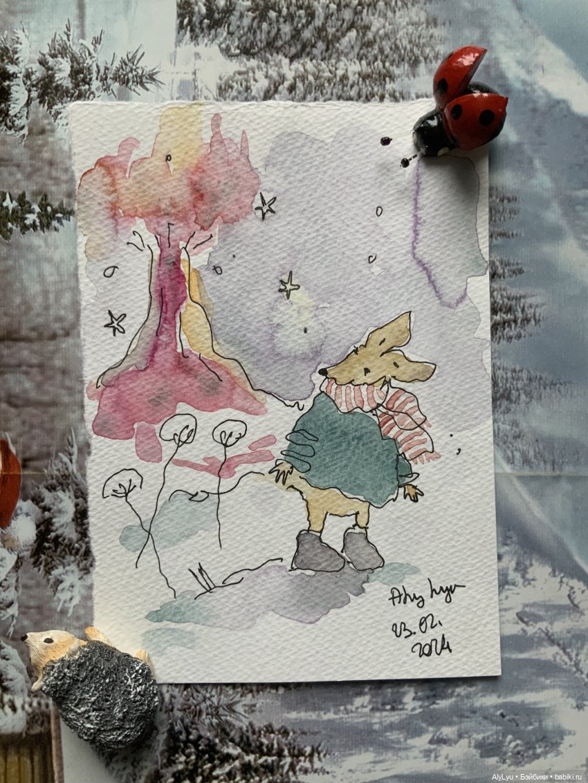 Весенние краски — Рисование и арт: скетчи (фото 6)