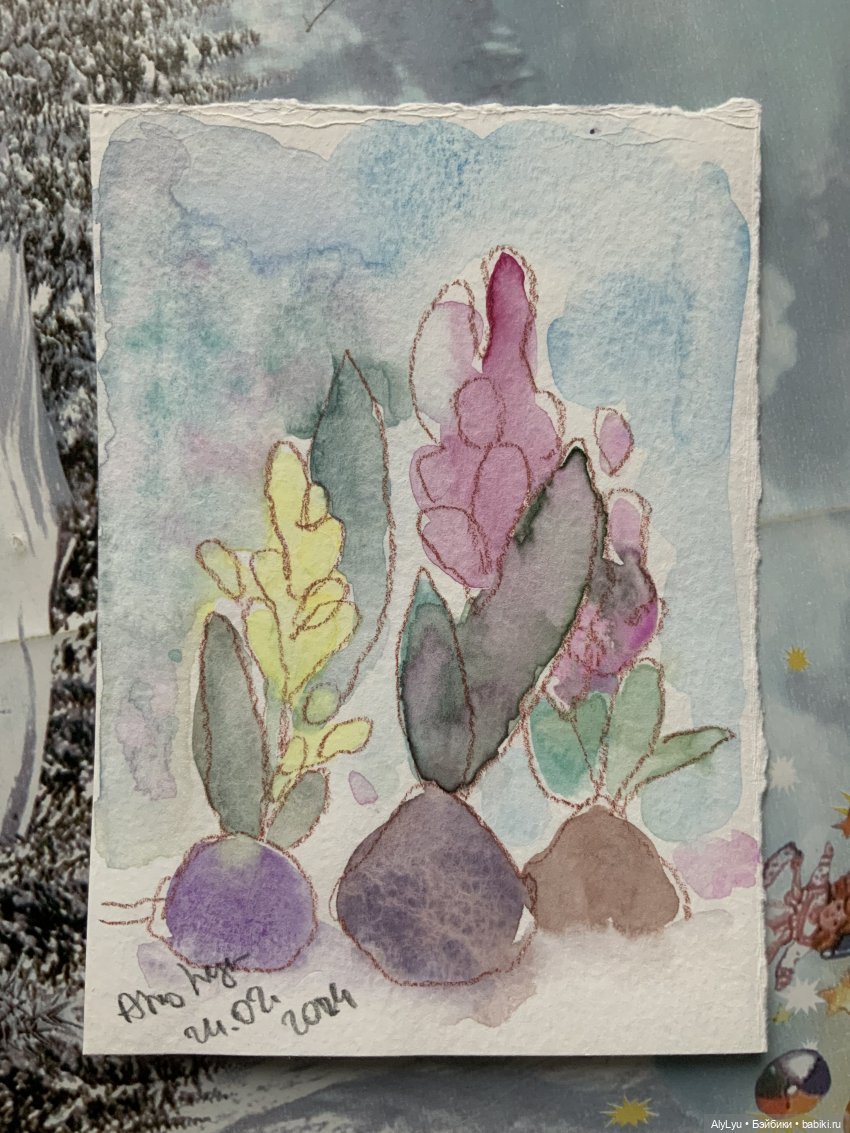 Весенние краски — Рисование и арт: скетчи (фото 10)