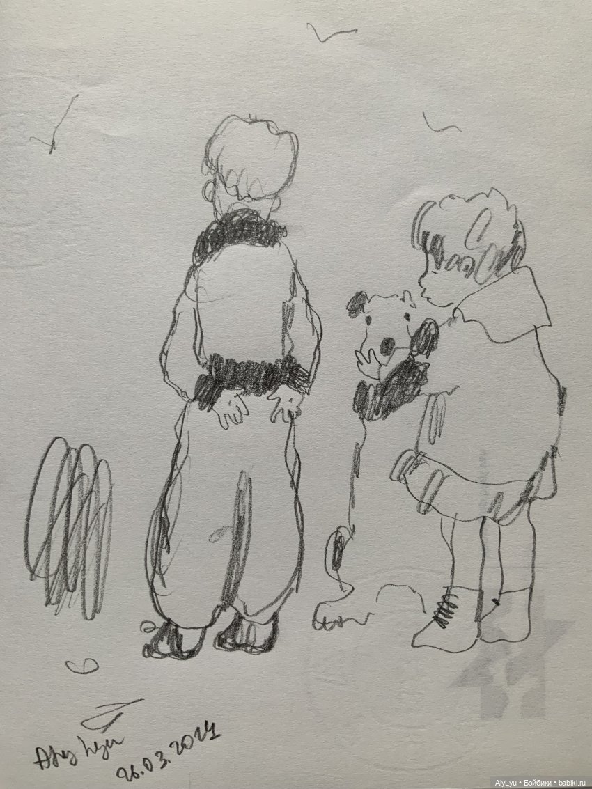 Зарисовки марта и апреля — Рисование и арт: скетчи