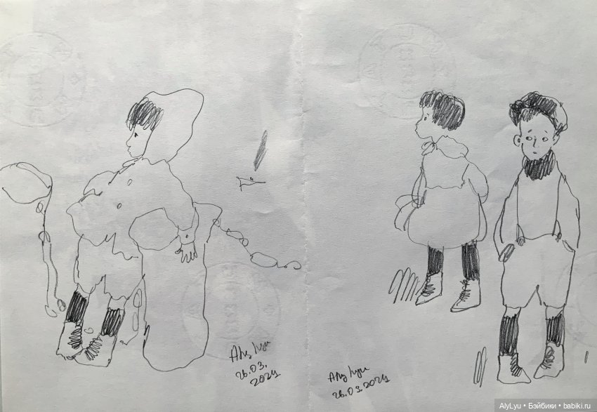 Зарисовки марта и апреля — Рисование и арт: скетчи