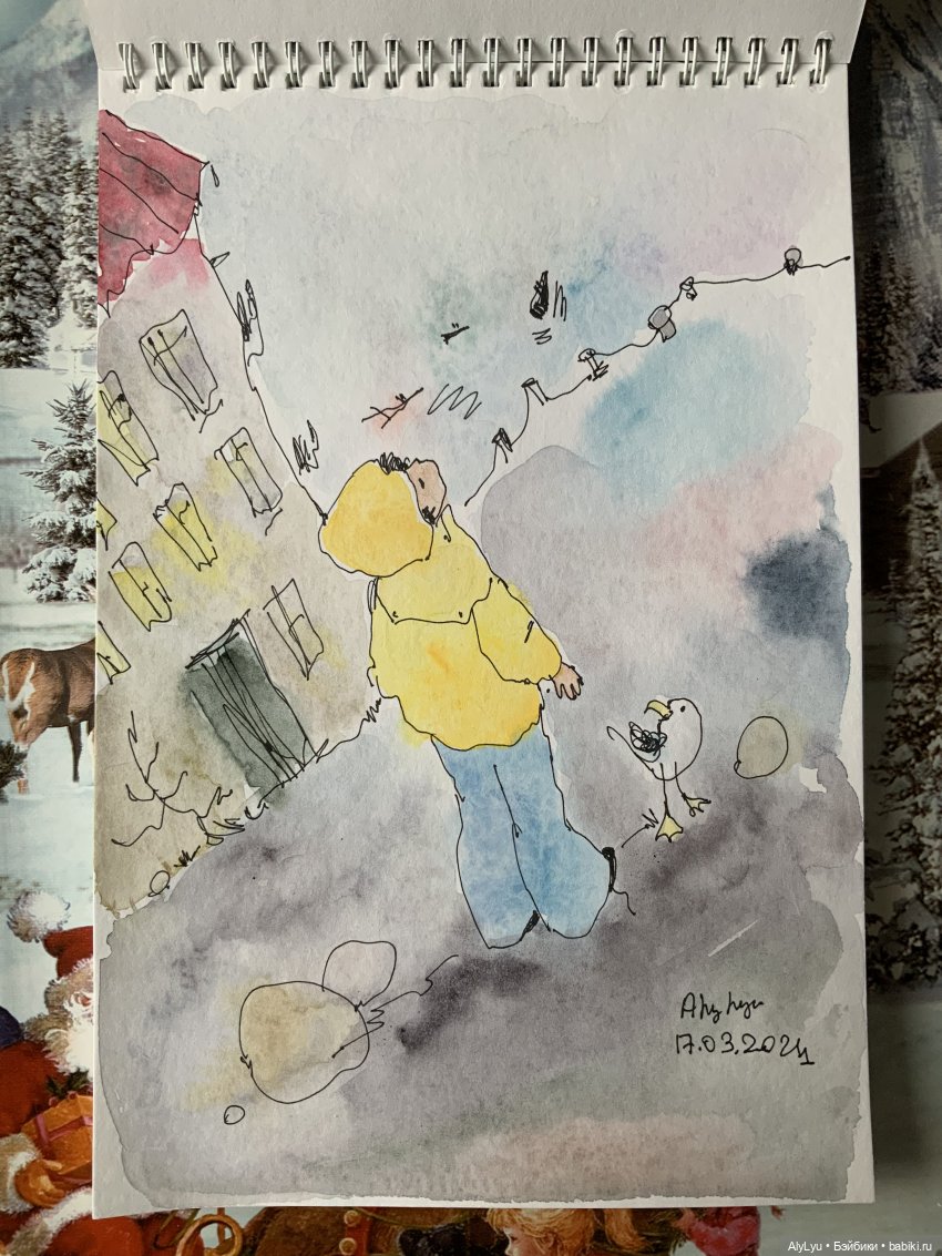 Зарисовки марта и апреля — Рисование и арт: скетчи (фото 4)