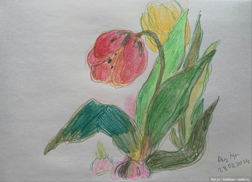 Зарисовки марта и апреля — Рисование и арт: скетчи