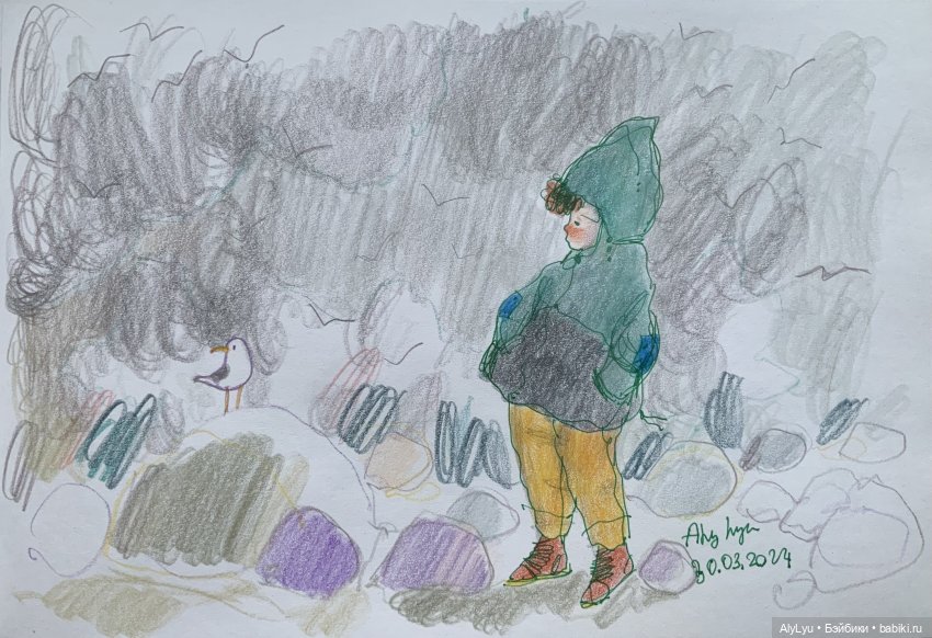 Зарисовки марта и апреля — Рисование и арт: скетчи