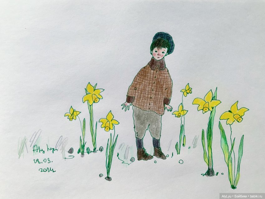Зарисовки марта и апреля — Рисование и арт: скетчи