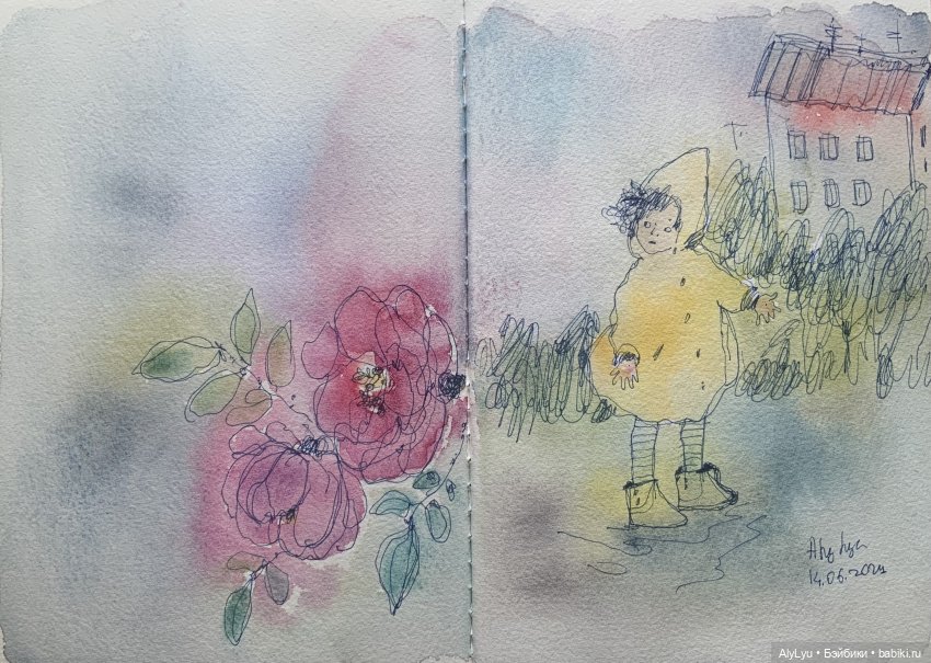 Июньские рисунки — Рисование и арт: скетчи