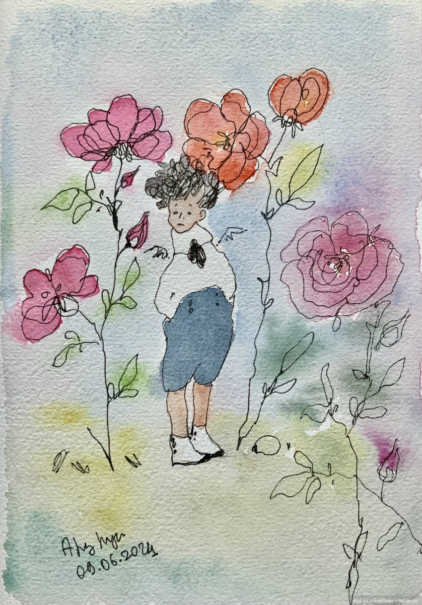 Июньские рисунки — Рисование и арт: скетчи