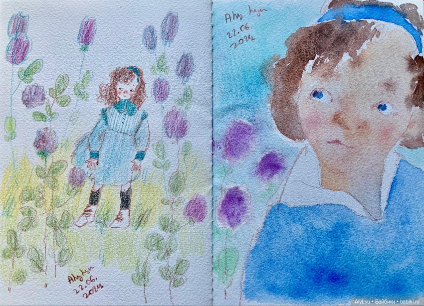 Июльский дождь — Рисование и арт: скетчи (фото 3)