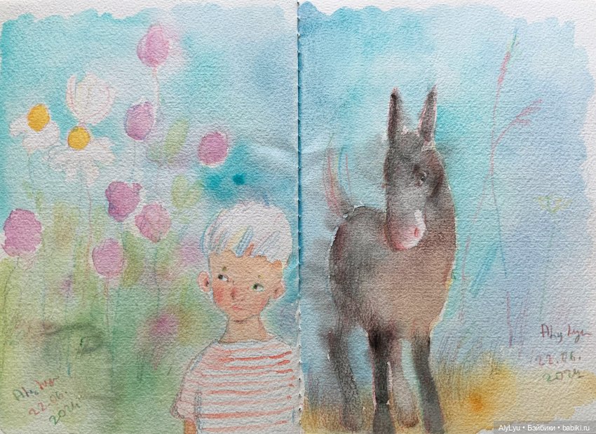 Июльский дождь — Рисование и арт: скетчи (фото 4)